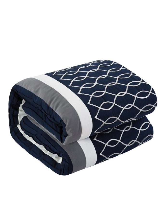 Chic Home Dinah 24 Piece Comforter Set, Queen, Blue - Image 2