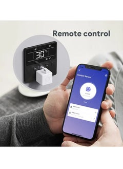 تويا زر Fingerbot Plus الذكي، بوت دفع ذكي مدمج ومتين، جهاز تحكم عن بعد لروبوت الإصبع بلوتوث، زر روبوت ذكي للتحكم في التطبيق والمؤقت، (قطعة واحدة، أبيض زيجبي)  - Image 2