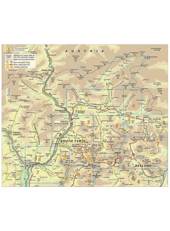 Dolomites Sunflower Walking Guide Vol 1 - North and West: 35 long and short walks with detailed maps and GPS covering North and West including Scillar/Schlern and Catinaccio/Rosengarten  - Image 2