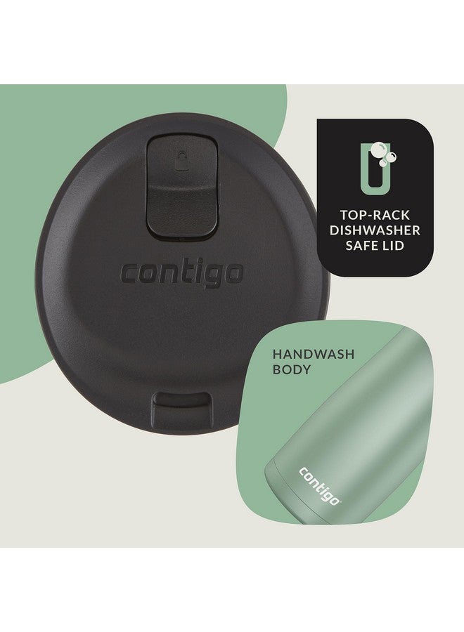 Contigo Contigo West Loop 2.0 Leak-Proof Spill-Proof Insulated Stainless Steel Travel Mug, 16oz., 2 Pack, Agave Metallic & Sake Metallic  - Image 4