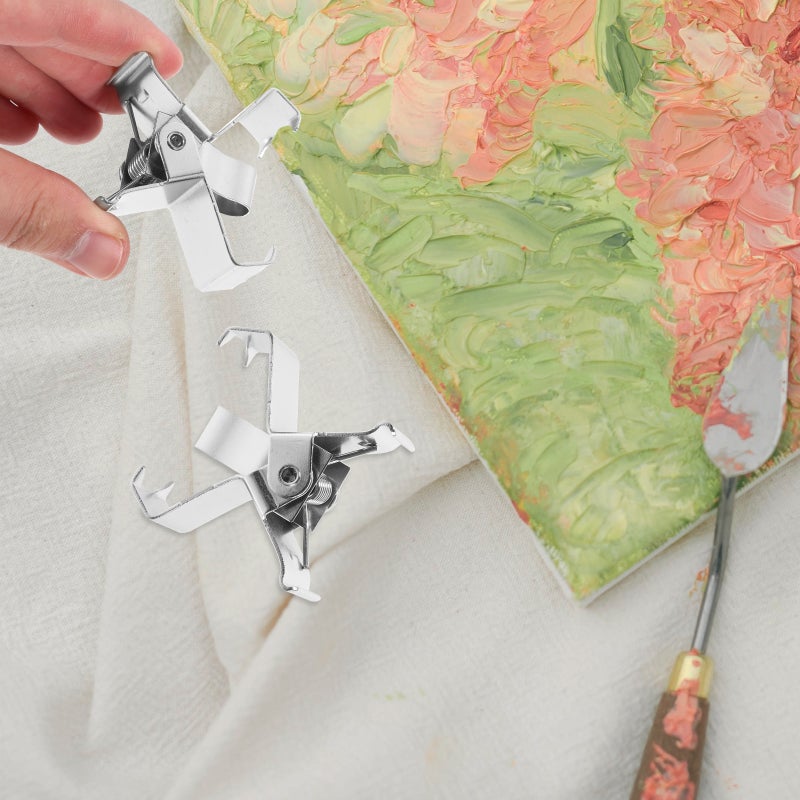 2Pcs Wet Canvas Clips Oil Canvas Clips Oil Painting Frame Clamps Separating Clip - Image 4
