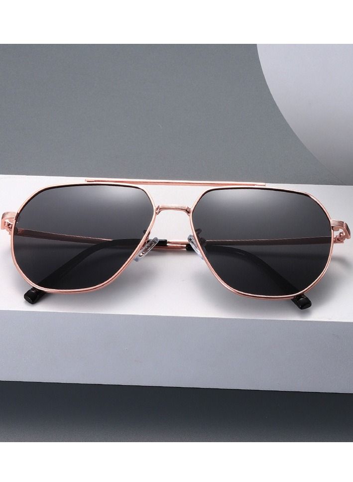 RedMapleTEK Full Frame Polarized UV400 Pilot Frame Sunglasses  - Image 1