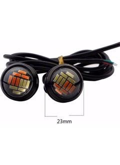Eraks Double Color Under-Mirror Eagle Eye LED Orange-White - 2 Pieces  - Image 3
