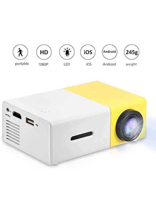 Mini Portable LED Projector – Home Cinema Theater Projector, Supports USB/TF/HDMI/AV Interfaces – Pocket-Sized Projector for Smartphones, Indoor & Outdoor Use – Ideal Gift for Kids - Image 2