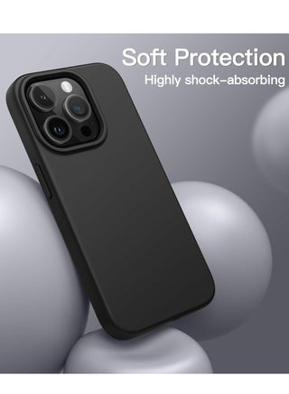 iPhone 14 Pro Case Liquid Silicone Anti Scratch Anti Fingerprint Soft Silky Touch Shockproof Protective Cover for Apple iPhone 14 Pro - view 4