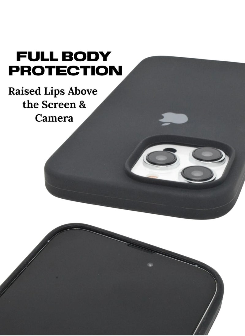 BORTONY - iPhone 14 Pro Case Liquid Silicone Anti Scratch Anti Fingerprint Soft Silky Touch Shockproof Protective Cover for Apple iPhone 14 Pro - Image 1