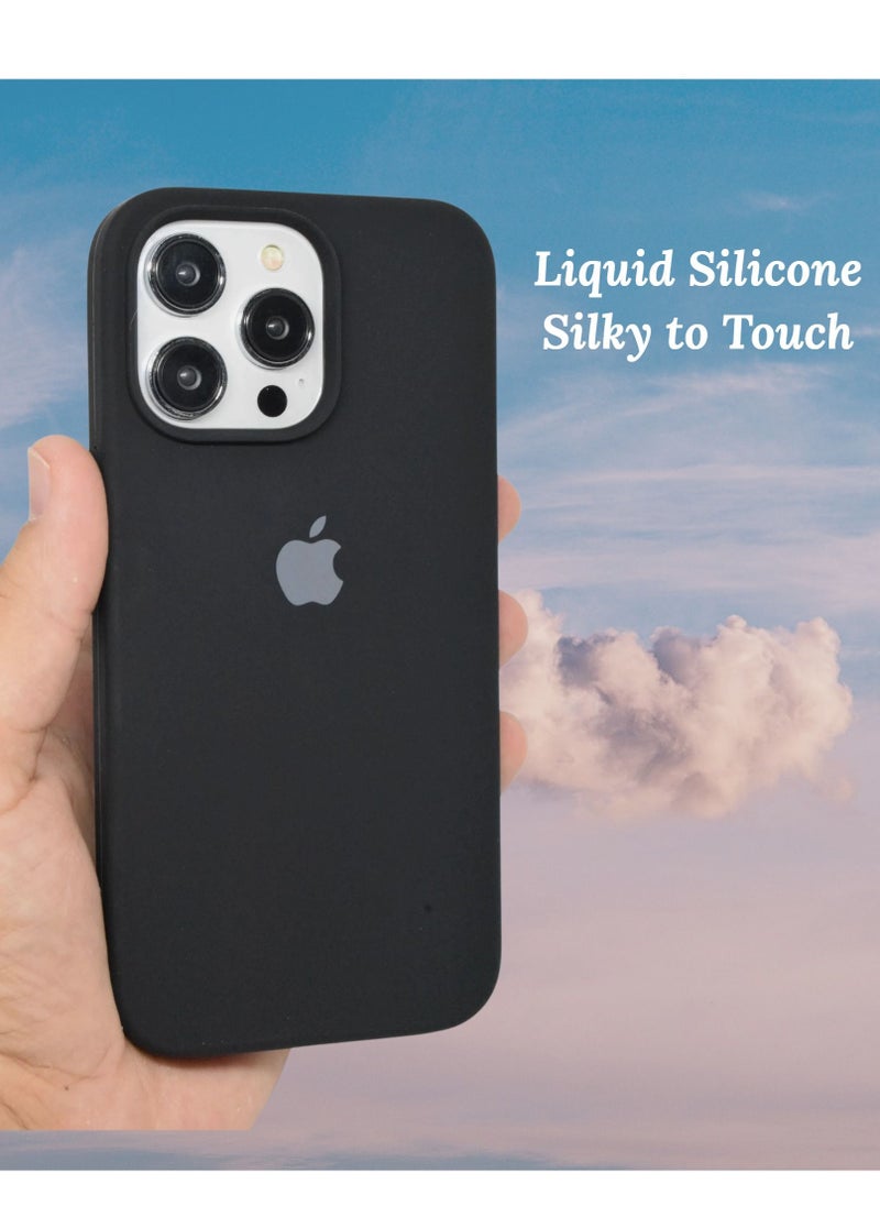 BORTONY - iPhone 14 Pro Case Liquid Silicone Anti Scratch Anti Fingerprint Soft Silky Touch Shockproof Protective Cover for Apple iPhone 14 Pro - Image 1