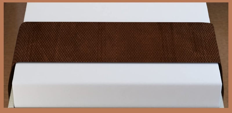 AaHo Decor AaHo Decor Bed Runner Pack of 3 Including 1 Bed Runner with 2 Cushion Covers Velvet Checkered Pattern Bed Runner 18 x 84 Inches Brown  - Image 2