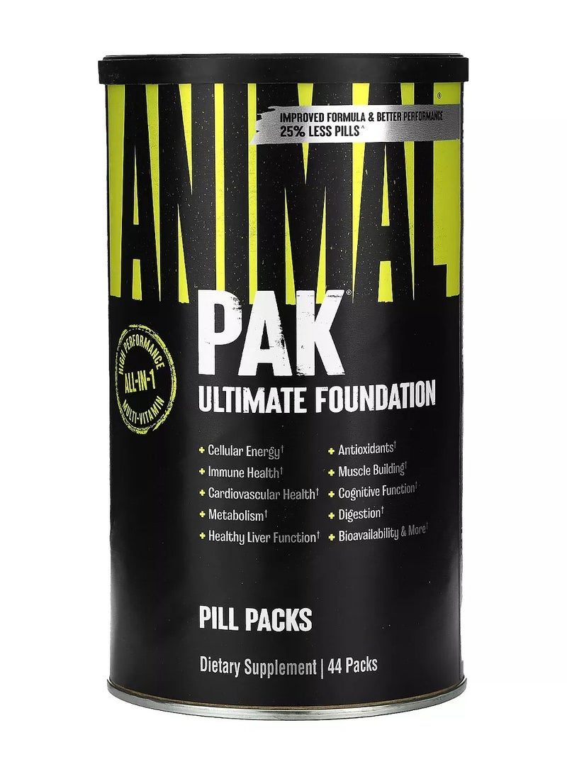 ANIMAL Pak Ultimate Foundation Pill Packs 44 Packs - Image 1