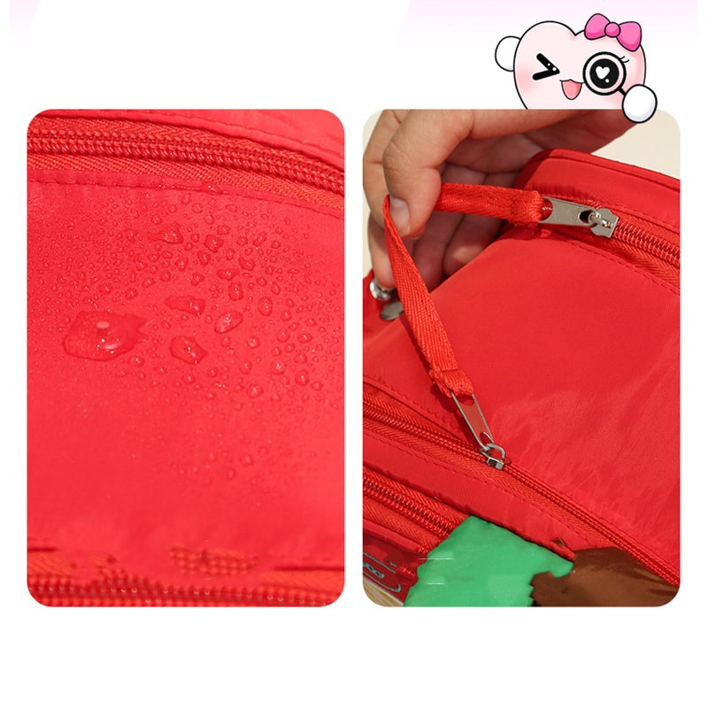 Travel Makeup Bag With Multiple Compartments Compact Cosmetic Organizer Accessories Gift Color B - Image 4