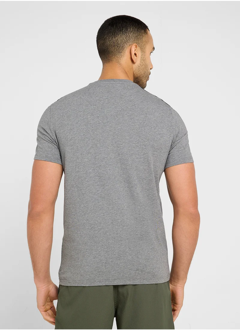 EMPORIO ARMANI Beachwear Logo Crew Neck T-Shirt
