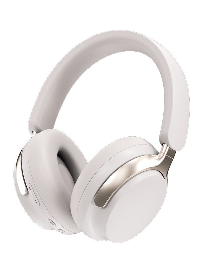 caijin WH-1000 Wireless Noise-Canceling Headphones, wireless Bluetooth headphones, ANC active noise cancellation, Hi-Fi high-fidelity sound quality, Bluetooth headphones, comfortable to wear, foldable design, noise cancellation function, compatible with iOS and Android systems - Khaki - Image 1