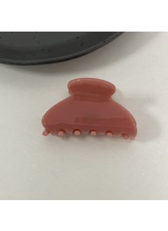 Korean Gold Acetate Medium Hair Claw Pink