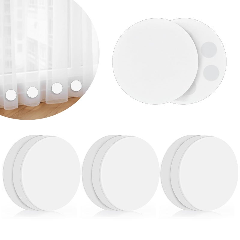 8 Pack Shower Curtain Weights Rubber Covered Magnetic Curtain Weights Shower Magnets for Curtain Liner Prevent from Blowing Around Work for Drapery Flag Tablecloth 4 Pairs
