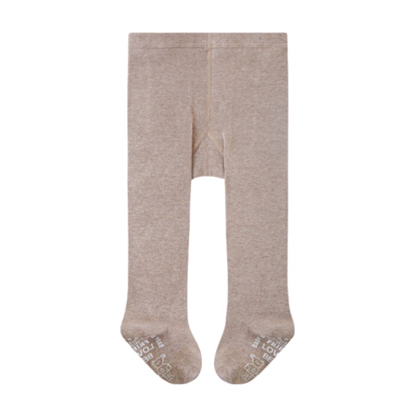 Baby children's pantyhose leggings, baby leggings (light brown, size 21/23, suitable for 1-2 years old) - Image 1