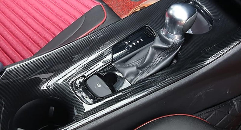 KADORE Interior Gear Shift Panel Cover Trim Frame for Toyota C-HR 2018-2021 - Carbon Fiber Style - Image 2