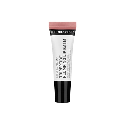 The Inkey List The INKEY List Tripeptide Plumping Lip Balm 10ml Clinically Proven Plumping Tinted Lip Care Hydrates Dry Cracked Lips Vegan  Cruelty Free Mocha Tint 