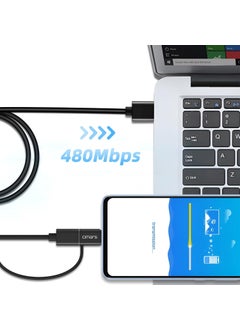 omars 2 in 1 Type-C Micro USB Charging and Data Cable 1.2 Meter  - Image 2