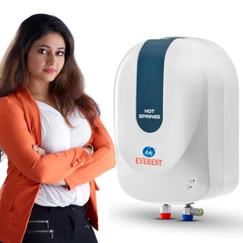 Everest New Model Attractive Design Hot Springs Instant Water Heater 3 Litre - (White) - Image 1