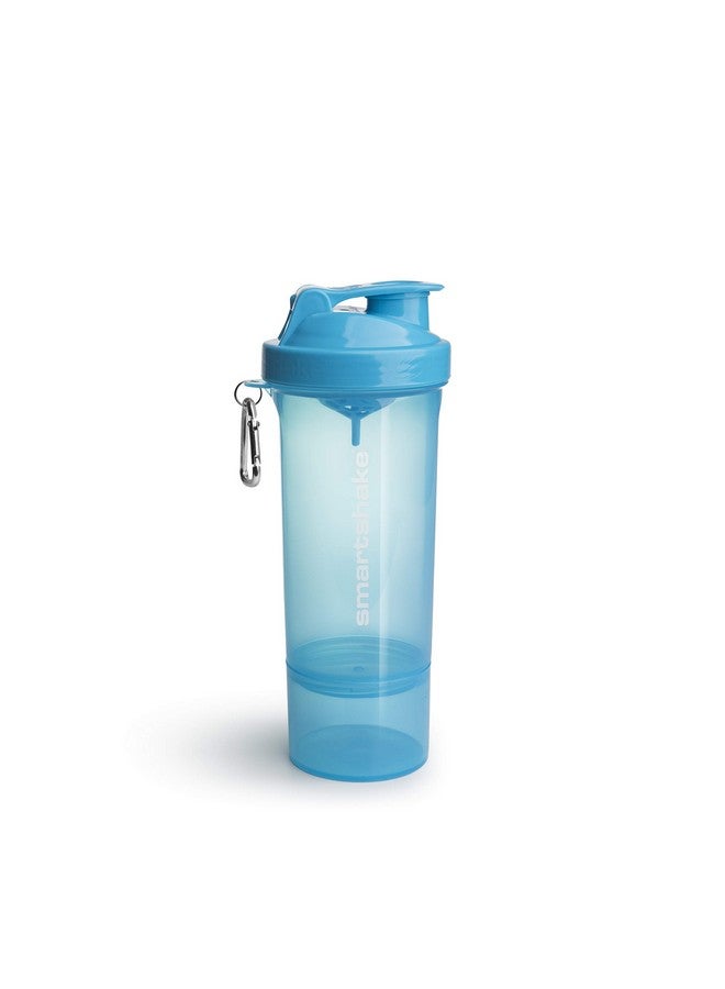 Smartshake Slim Shaker Cup - 500 ml (Neon Blue) - Image 1