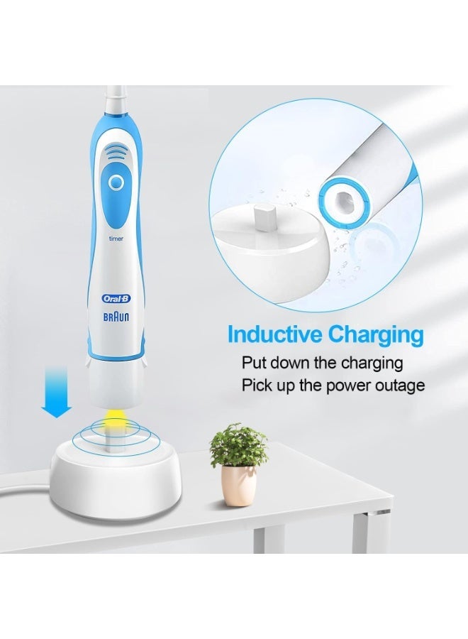 شابية شاحن USB لفرشاة الأسنان الكهربائية Braun Oral-B 3757، قاعدة شحن استقرائية، محطة شحن محمولة، Oral-B IP67 مقاومة للماء، سلك طاقة محمول 5 فولت. - Image 5