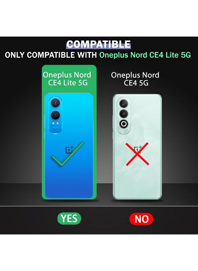 TheGiftKart - TheGiftKart Crystal Clear Back Cover Case for OnePlus Nord CE 4 Lite 5G | 360 Degree Protection | Protective Design | Transparent Back Cover Case for OnePlus Nord CE4 Lite 5G (PC & TPU, Black Bumper) - Image 1