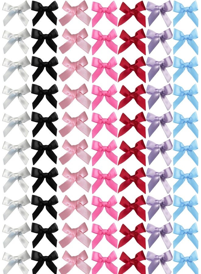 SALOCY 70PCS Mini Hair Bows for Women Girls,Pink Bows for Hair Red Hair Bows Ribbon Bowknots Hairclips Pink Ribbon Bows Black Satin Bow Hair Clips for Hair Design - Image 1