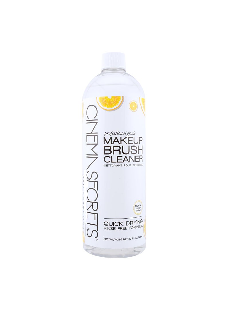 Cinema Secrets - Cinema Secrets Professional Makeup Brush Cleaner, 32 fl oz, Lemon - Image 1