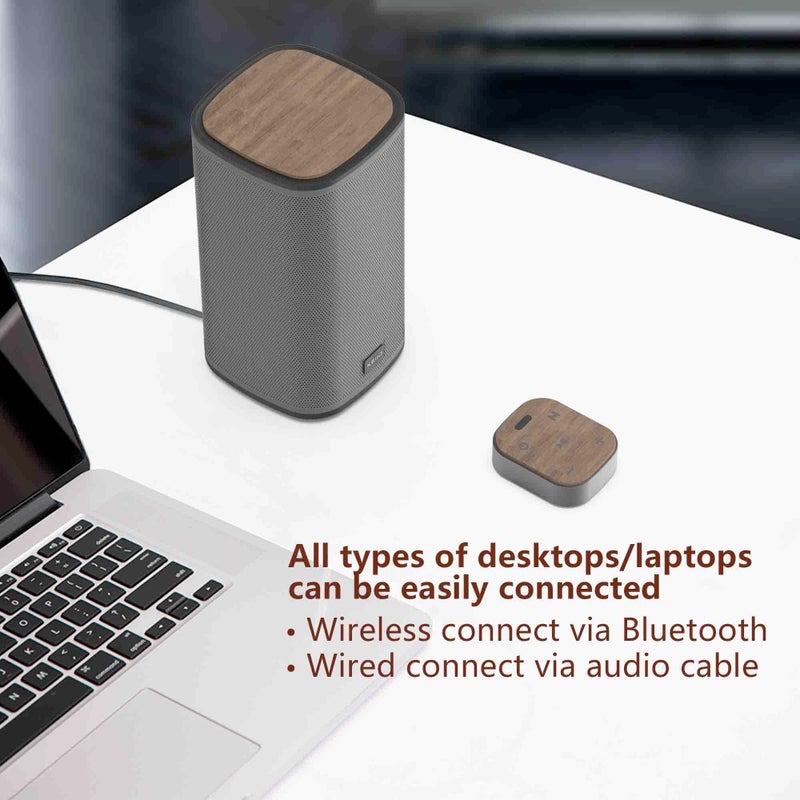 KEiiD 2.1 Bluetooth Computer Speakers with Wireless Subwoofer and Wireless Touchpad for Desktop Laptop Pc Stereo Gaming Speakers, 4 EQ Modes, Aesthetic Style with Great Sound Quality - Image 5