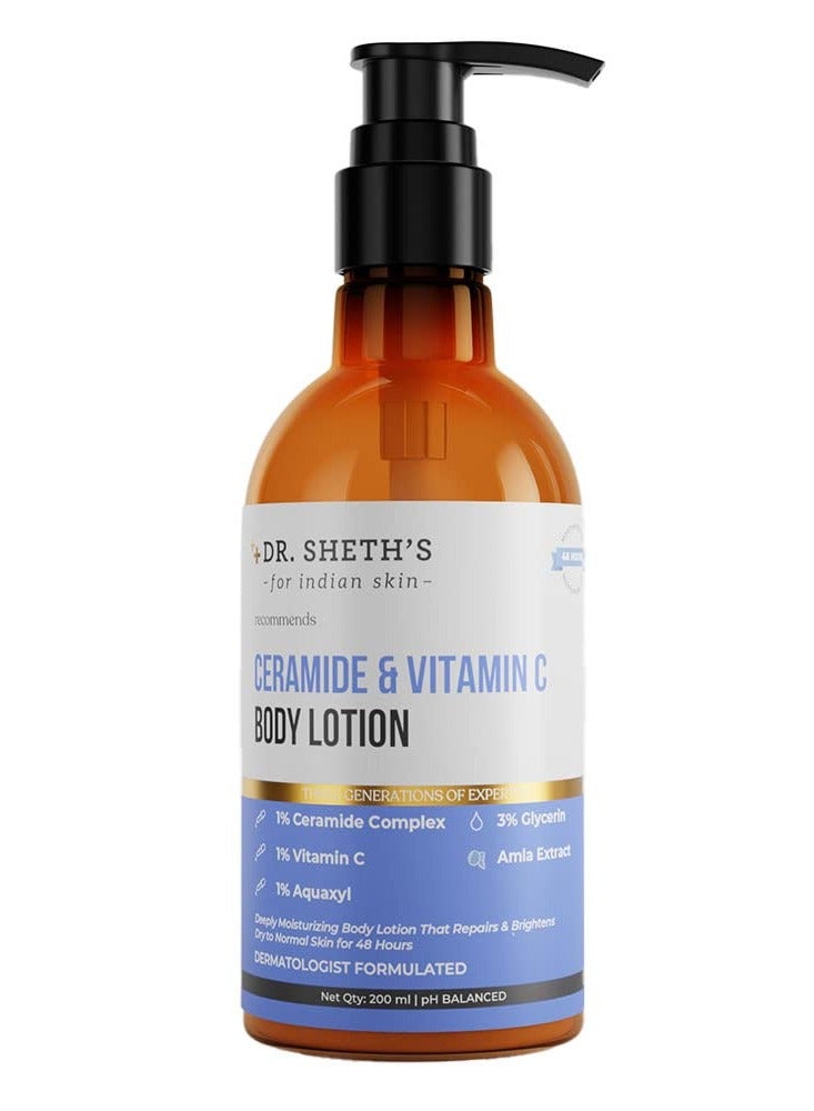 Dr. Sheth'S Ceramide & Vitamin C Body Lotion 200 Ml - Image 1