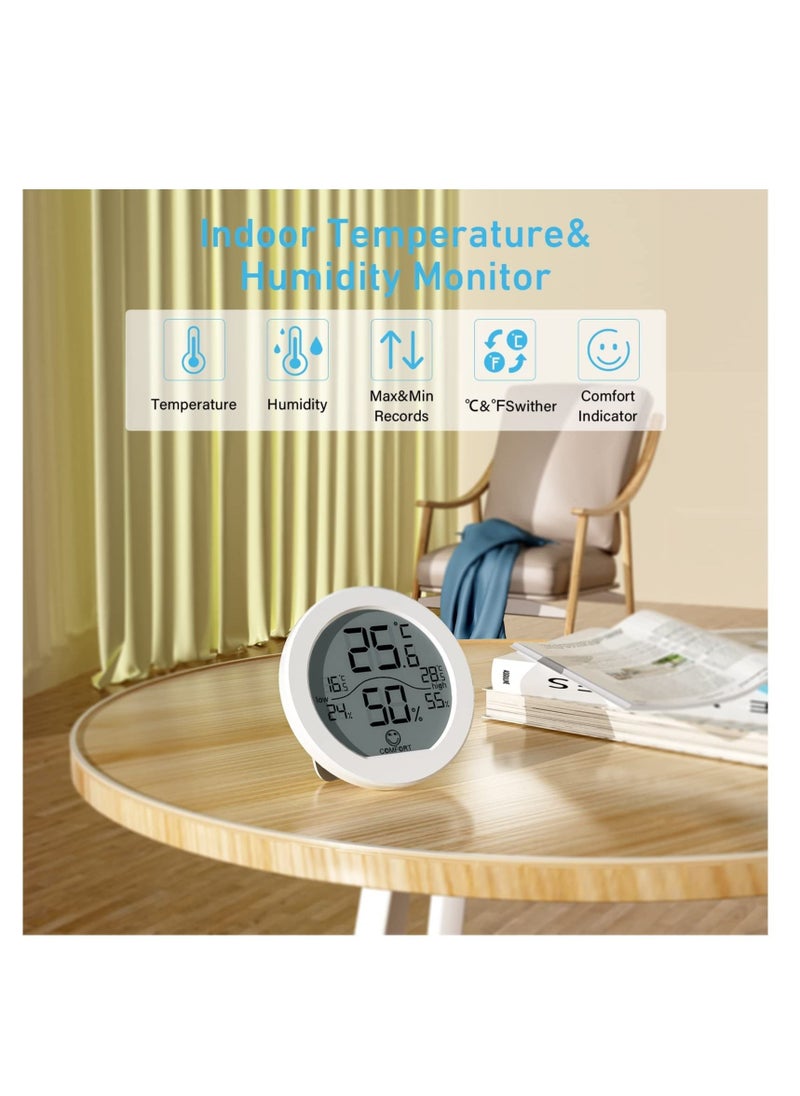 Y&D - KR-TH1 Room Thermometer – Advanced and Humidity Gauge LCD Hygrometer with Max Min Records Easy to Install Durable Design High Accuracy Mechanism - Image 1