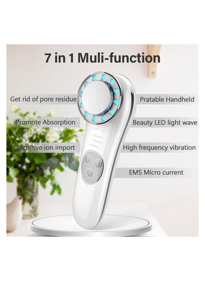 Generic Facial Massager, 7 in 1 Skin Care Tools, Facial Machine Skin Care for Face Neck, Face Lifting Machine, Galvanic Facial Machine, Face Tightening Machine, for Skin High Frequency Facial Machine  - Image 5