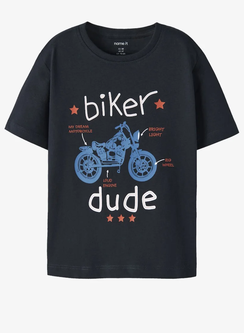 NAME IT Kids Graphic Crew Neck T-Shirt