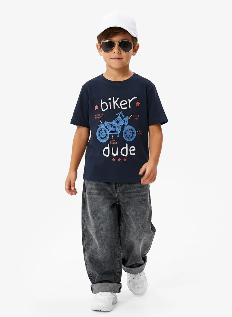NAME IT Kids Graphic Crew Neck T-Shirt