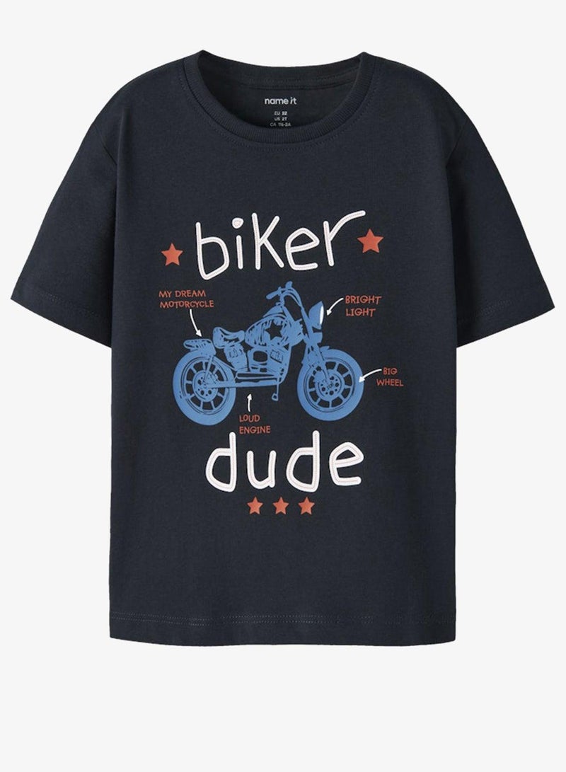 NAME IT Kids Graphic Crew Neck T-Shirt - Image 2
