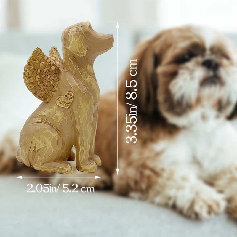 Tsyulog Angel Memorial Figurine for Dog Loss - Rainbow Bridge Pet Bereavement Gift, Dog Mom Gift - Image 2