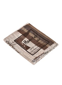 Homefab India Homefab India Pack of 2 Jacquard Room Darkening Modern Jute Curtains - 7 Feet, Door, Brown, Opaque, Grommet Curtains  - Image 2