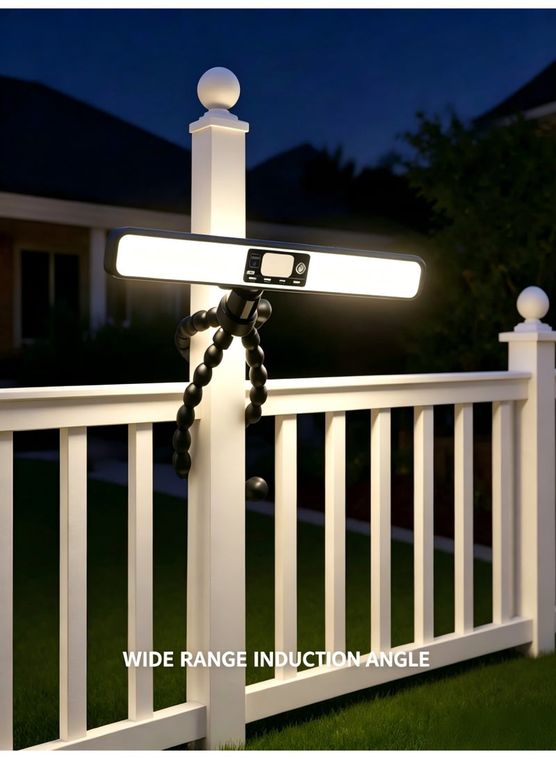 Solar Outdoor Lights with Motion Sensor, LED Waterproof Solar Powered Clamp Lights for Garden, Patio, Pathway, Fence, Yard - Image 2