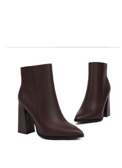 Solid Colored Pointy Boots For Women Brown - pzsku/ZB12C4D5C5D92B81C6700Z/45/_/1677206858/ccc96910-9d32-4f0d-ba90-297a83463a04