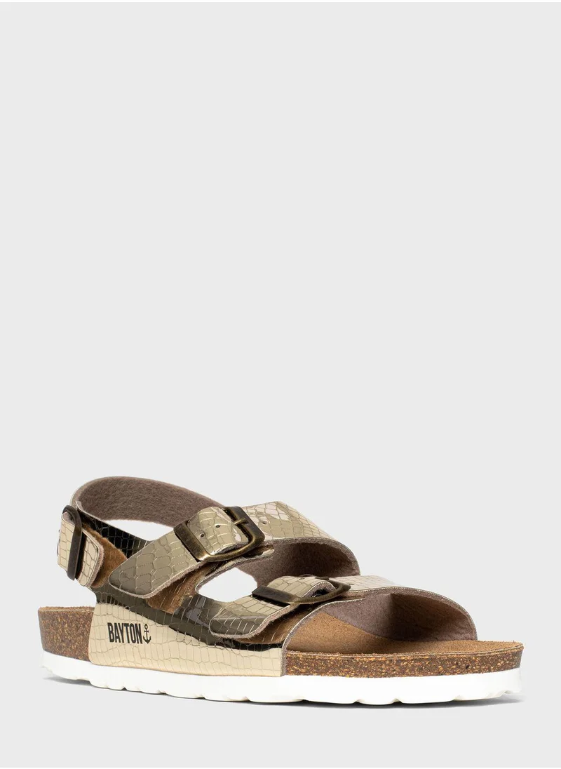BAYTON Achille Velcro Flat Sandals