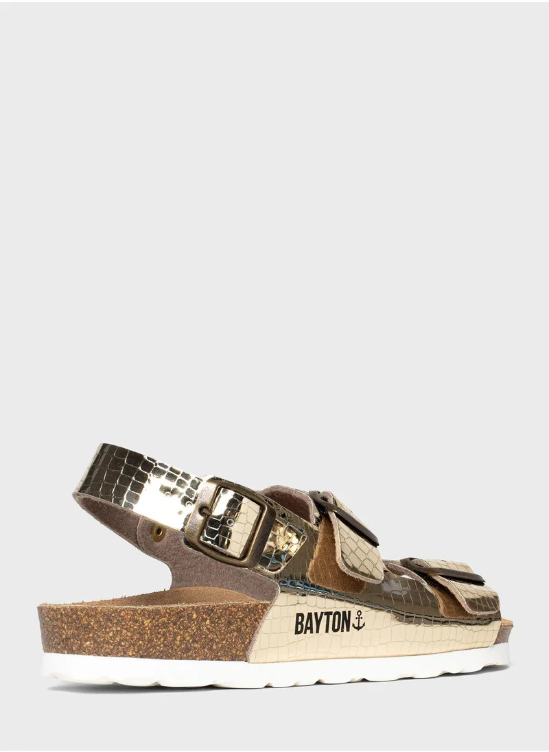 BAYTON Achille Velcro Flat Sandals
