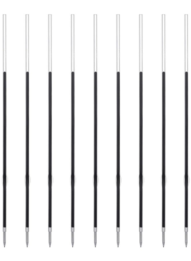 MengRan 3.85'' Ballpoint Ink Pen Refills for Click Pens, 1 mm Medium Point Tip, (Refills-Black ink-10Pcs) - Image 1