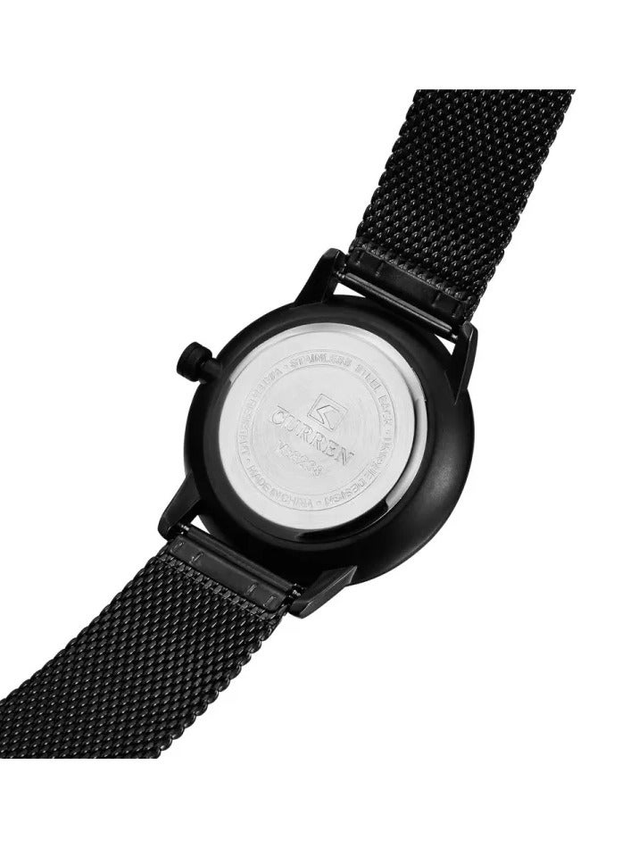 CURREN CURREN 8238 Luxury Brand Simple Big Dial Ultrathin Fashion Business Men Watch Full Steel Quartz Male Clock Hombre Montre Homme - Image 2
