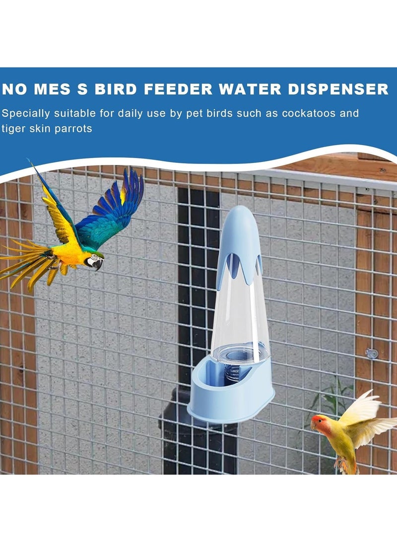 أجهزة شرب مياه الطيور، أجهزة شرب مياه الطيور القفصية التلقائية التي يمكن تجميعها بسهولة، أجهزة شرب السوائل الحيوانية مع خزانات شرب مزخرفة للصراصير والكناري وجلد النمر - Image 4