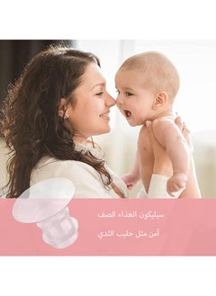 HAOHAN 8 Pieces Silicone Flange Insert 13/15/17/19/21mm, Compatible with Medela, Momcozy S9/S10/S12 Wearable Hand Free Breast Pump Flange Insert, Reduce 24mm Shield/Flange Nipple Tunnel Down to Correct Size  - Image 5