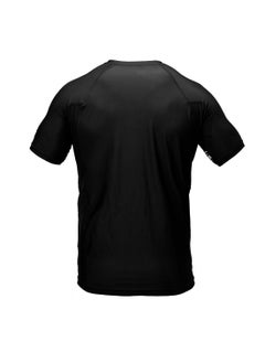 Sanabul  Sanabul Core Short Sleeve Rash Guard – Quick Dry Compression Shirt for Men Black/WHITE, SMALL  - Image 2