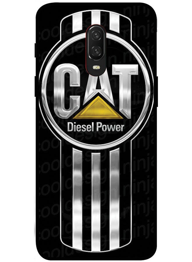 EYE CATCH Protective Case Cover For OnePlus 6 Smart Series Printed Protective Case Cover for OnePlus 6 Cat Diesel Power  - Image 1