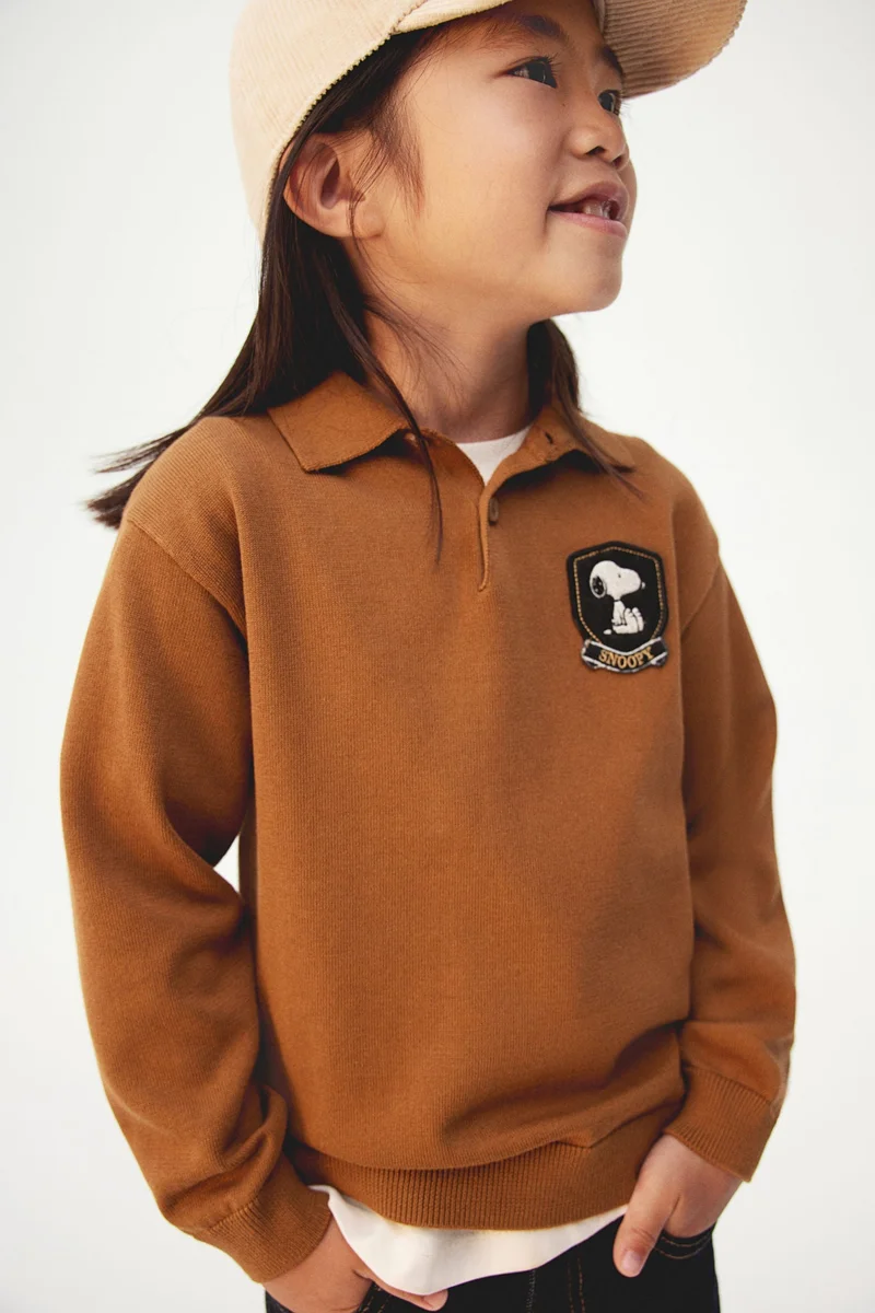 H&M Fine-Knit Polo Shirt