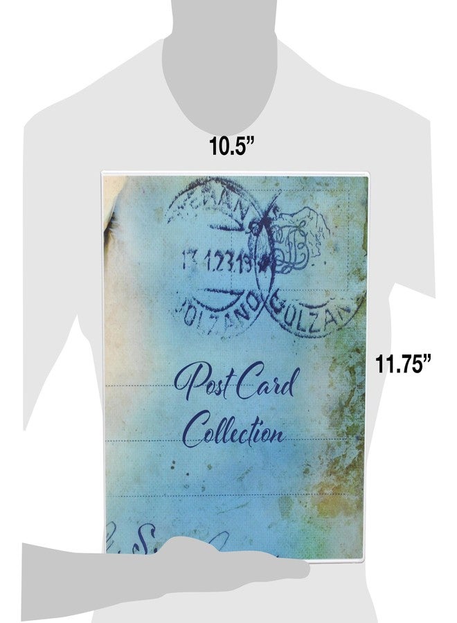 UniKeep Postcard Collector Storage Case with 20 Pages - Holds up to 120 Postcards Measuring 4" x 6" - Additional Pages Can Be Added (Blue) - Image 2