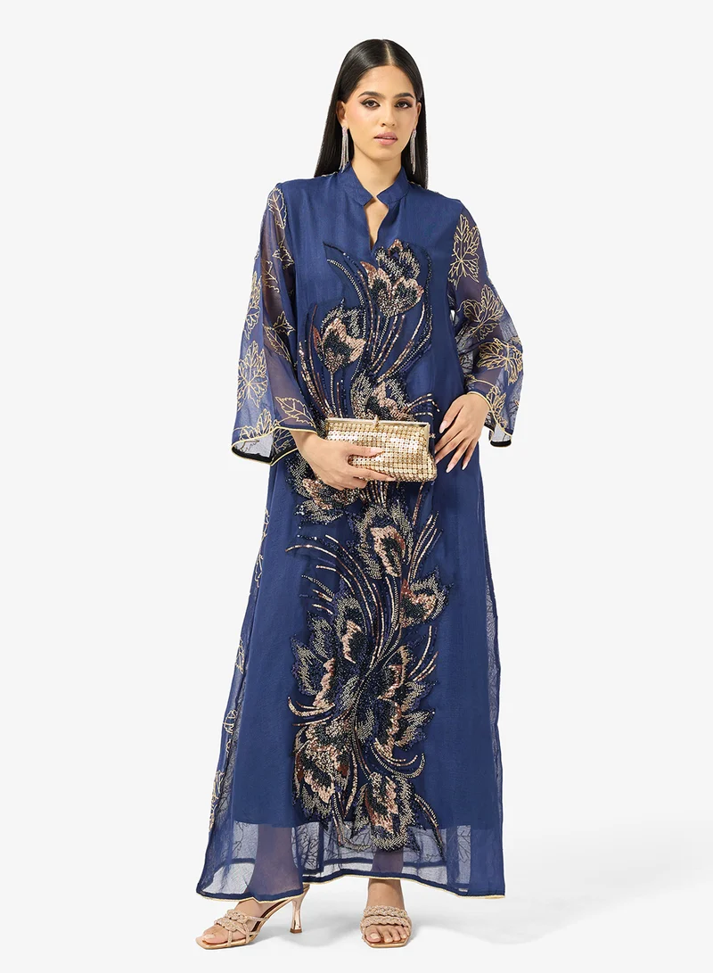 Khizana Embroidered Jalabiya